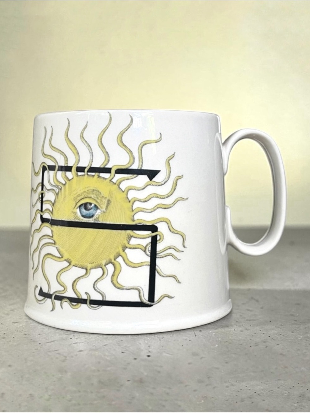 Florence Balducci for Anthropologie Ceramic Mug Monogram 'S' for Sun